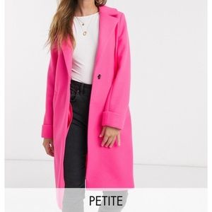 River Island Petite 80s Power Coat